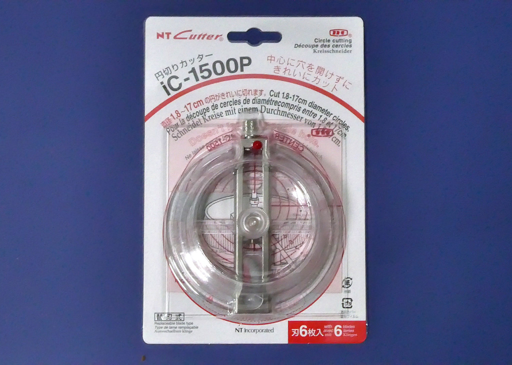 エヌティー カッター 円切りカッター クリア iC-1500P